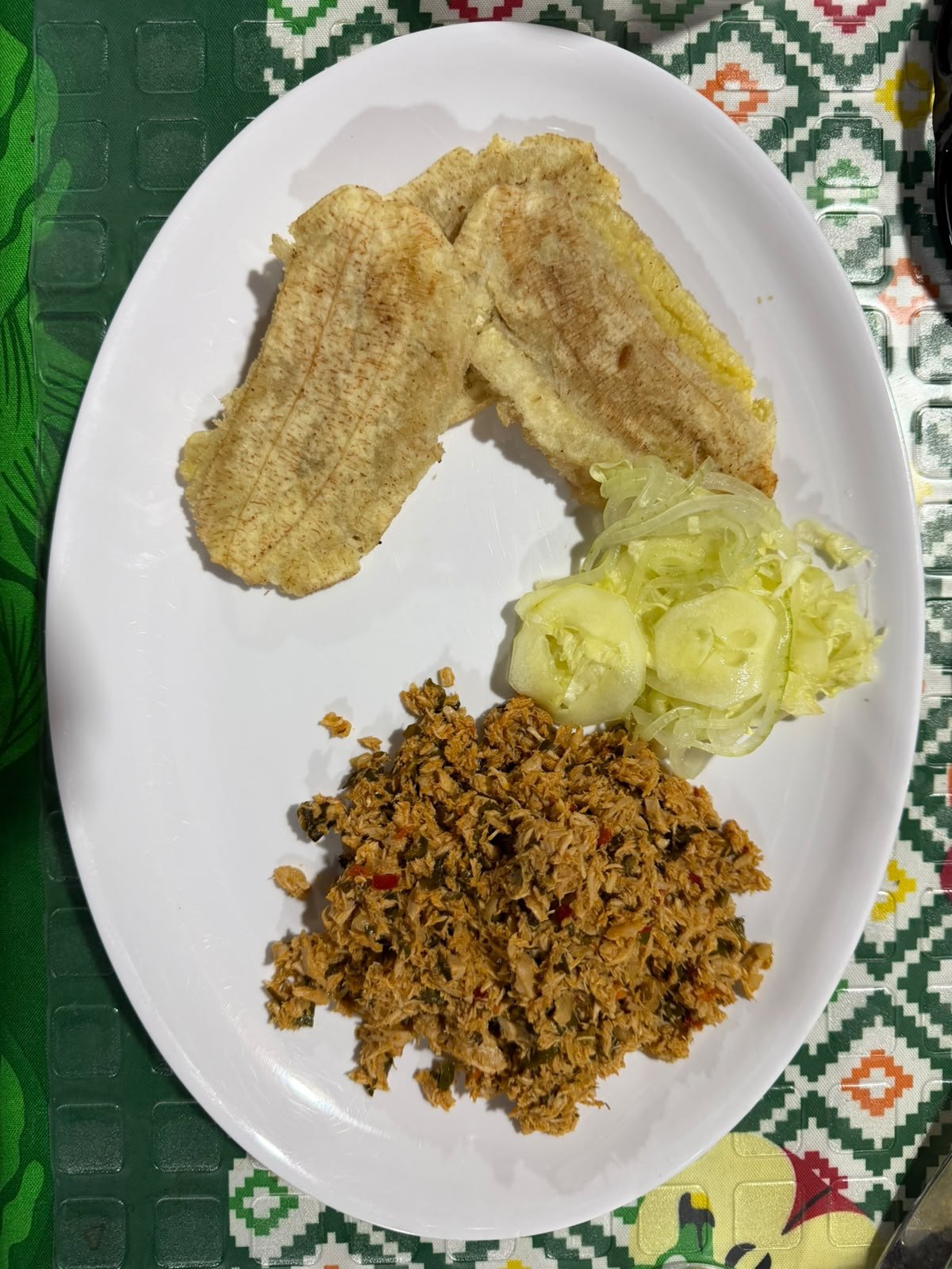 Plato con acompañamientos