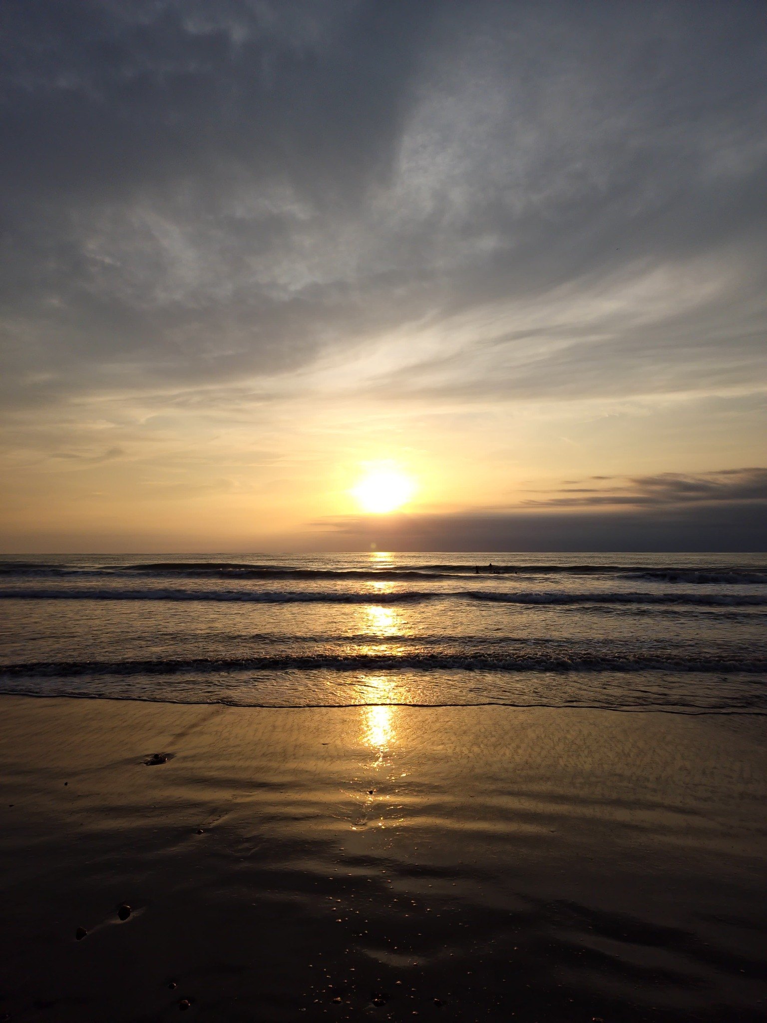 Atardecer en la playa